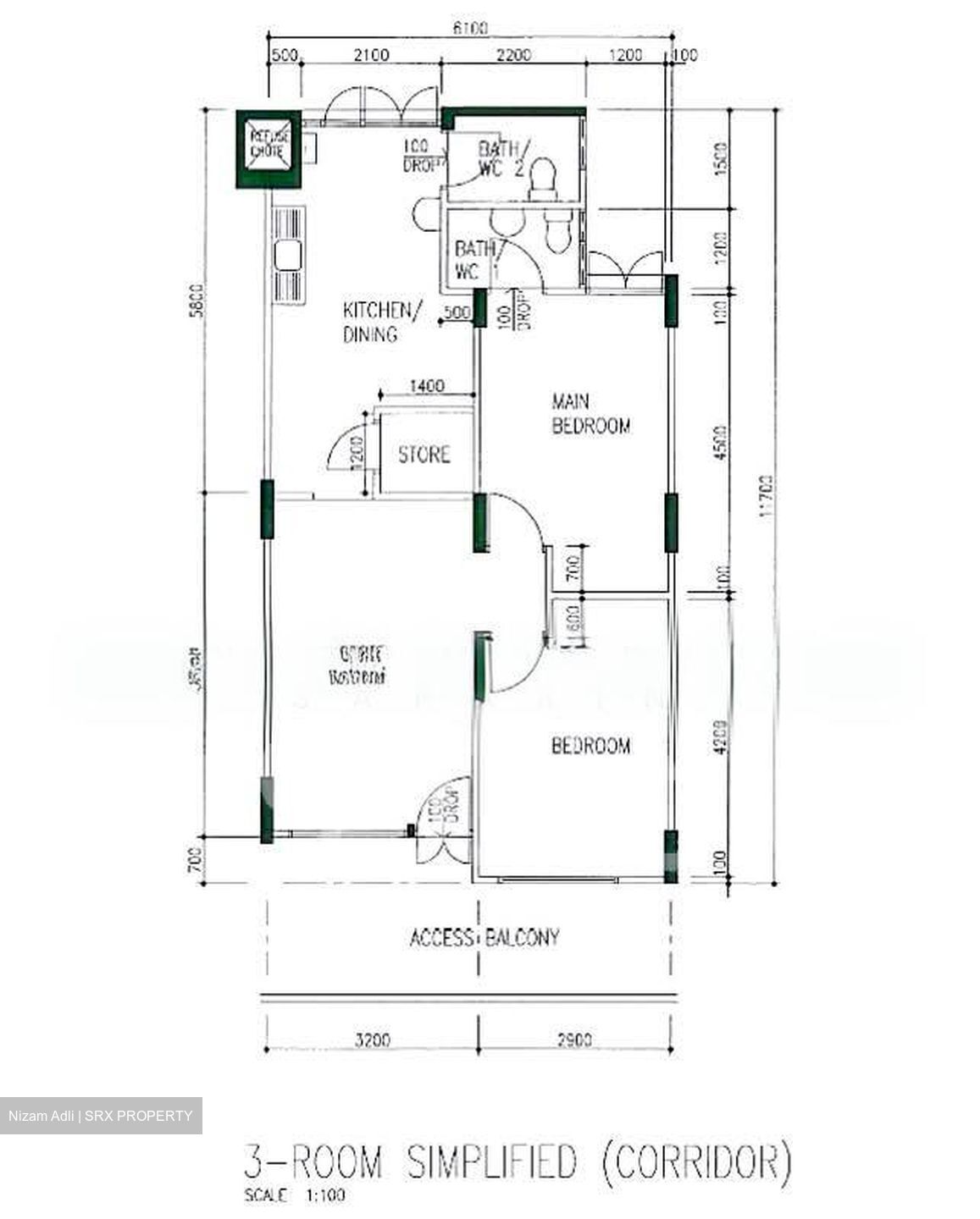 Blk 725 Khatib Spring (Yishun), HDB 3 Rooms #553919051